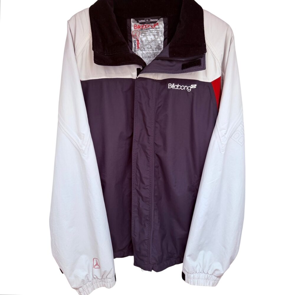Billabong Jacket Men's XL Purple White 4000MM Waterproof 90's